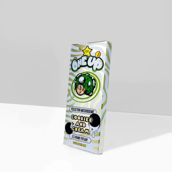 One Up Cookies and Cream Chocolate Bar