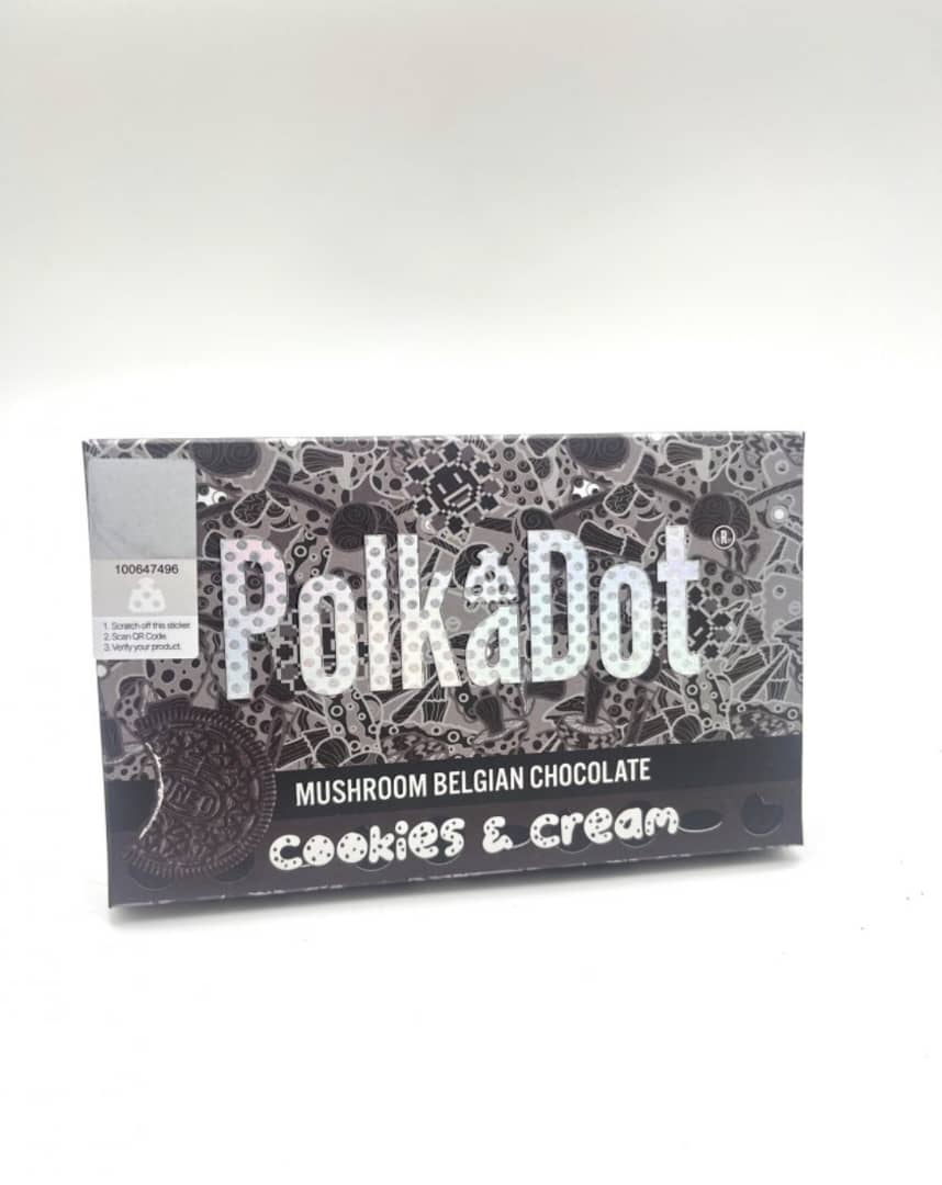 polka dot cookies and cream