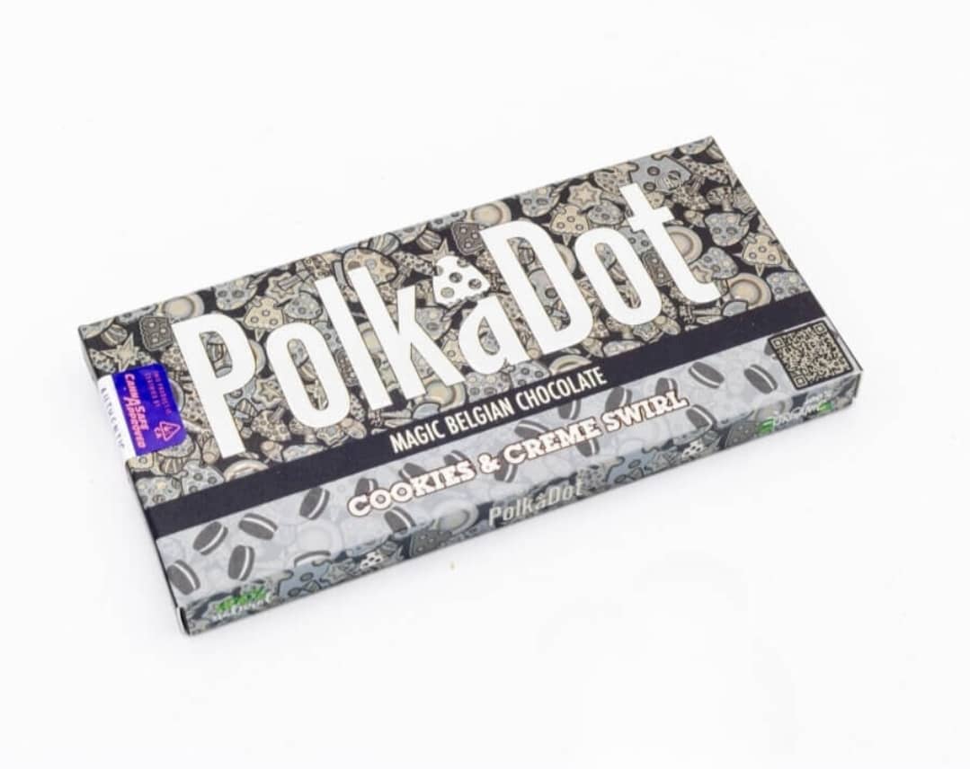 PolkaDot Magic Chocolate – Cookies & Creme Swirl
