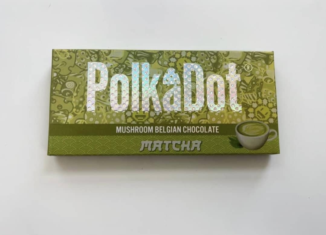 PolkaDot Matcha Chocolate Bar