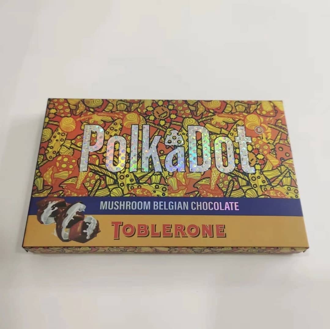 Polka dot Toblerone Belgian Chocolate