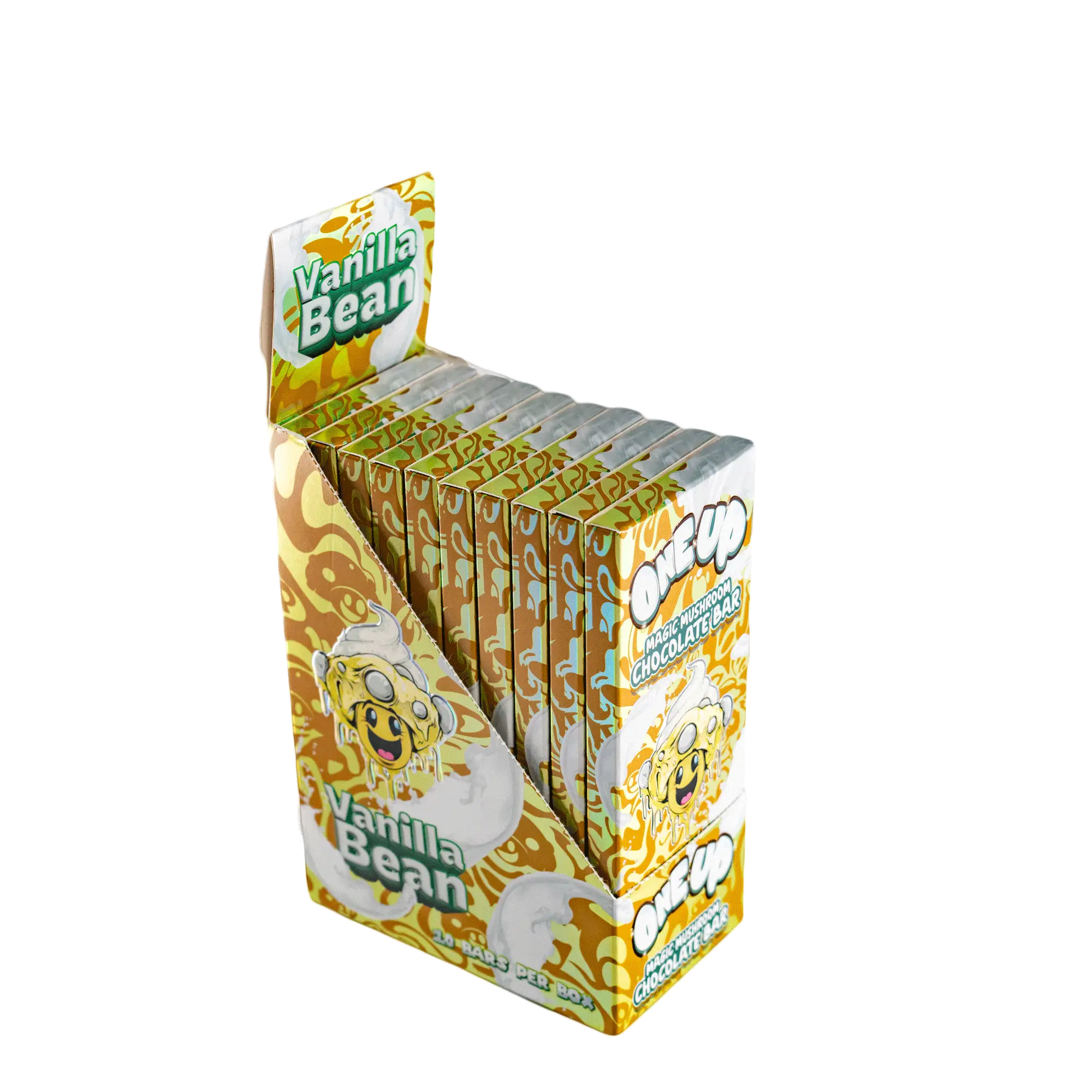Vanilla Bean Mushroom Chocolate Bar-10 Pack